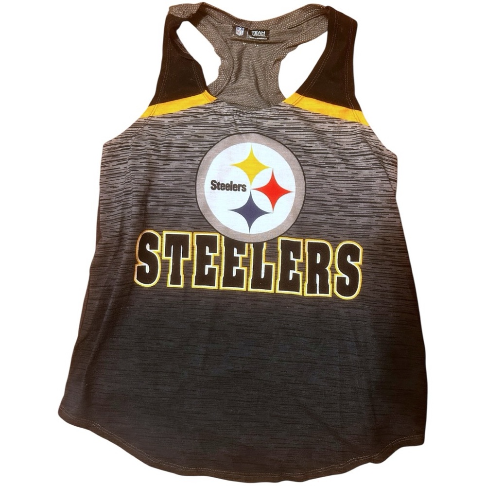 EUC Women’s NFL Steelers Football Sleep Tank Medium